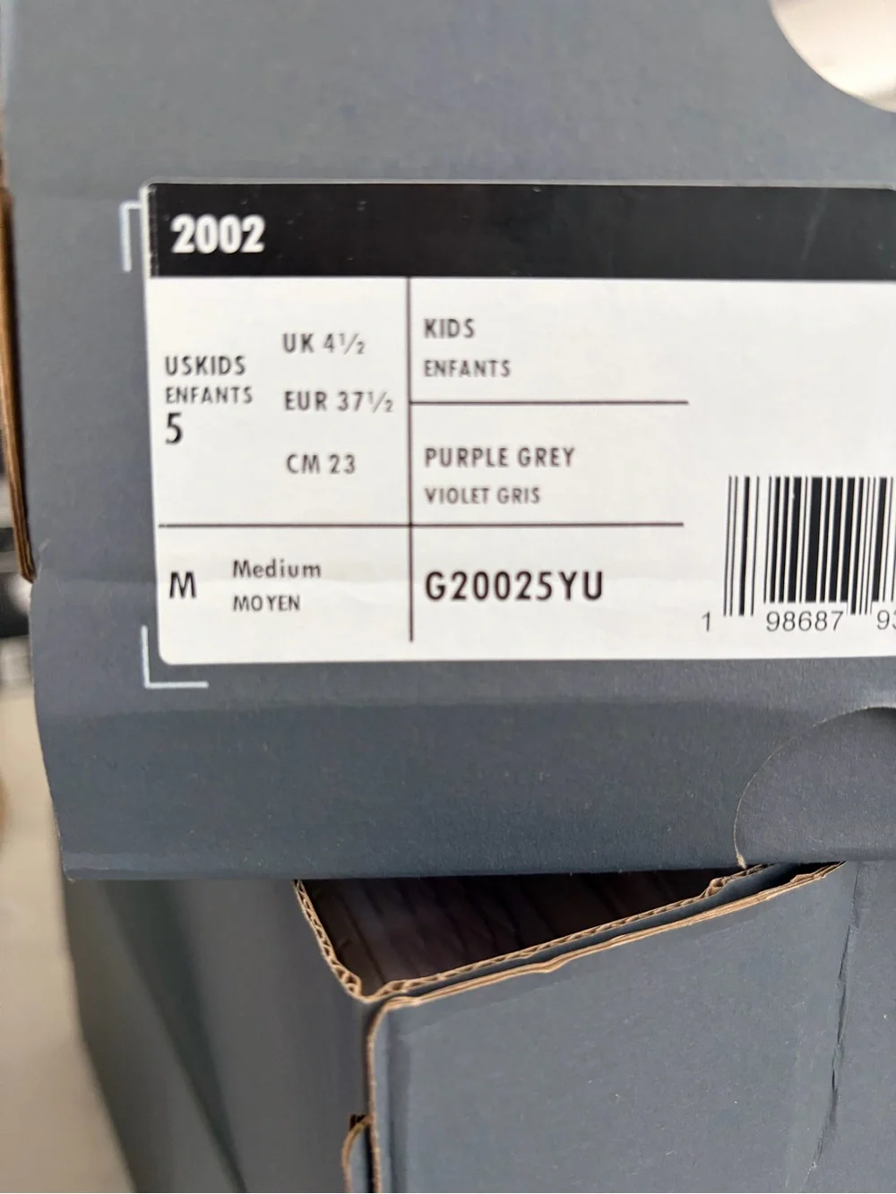 New Balance 2002R Purple Grey Sneakers
